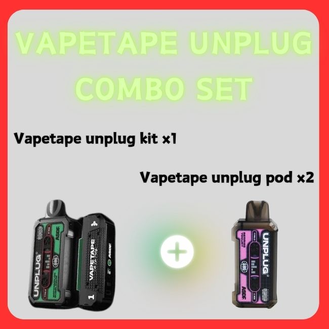 Vapetape Unplug 12k Puff Combo Set - Vape Singapore SG Vape