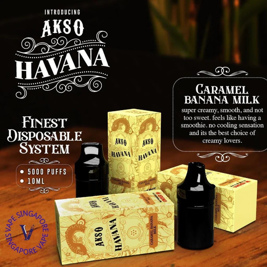 Akso Havana Refill Cartridge (5000 Puff) - Vape Singapore SG Vape