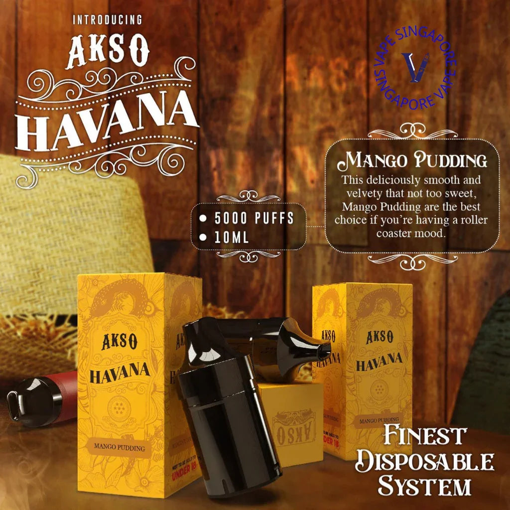 Akso Havana Refill Cartridge (5000 Puff) - Vape Singapore SG Vape