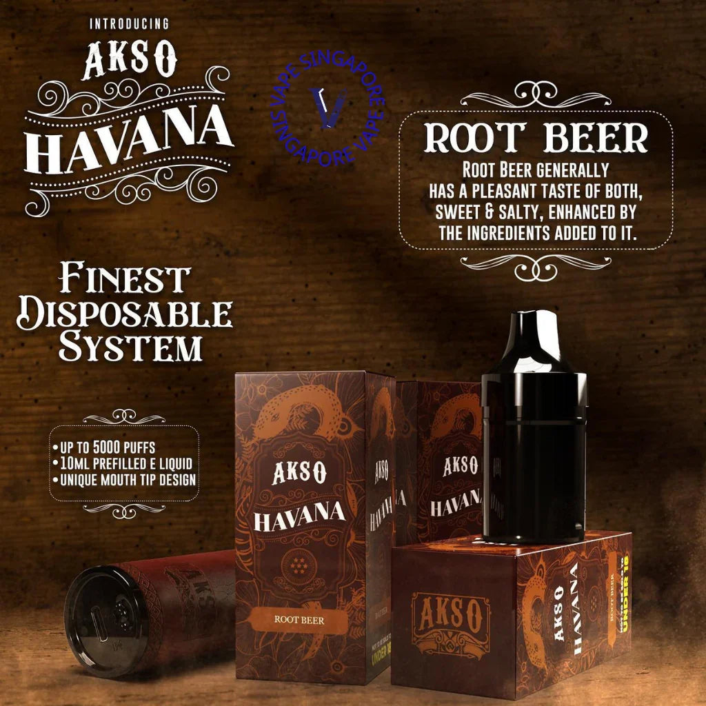 Akso Havana Refill Cartridge (5000 Puff) - Vape Singapore SG Vape