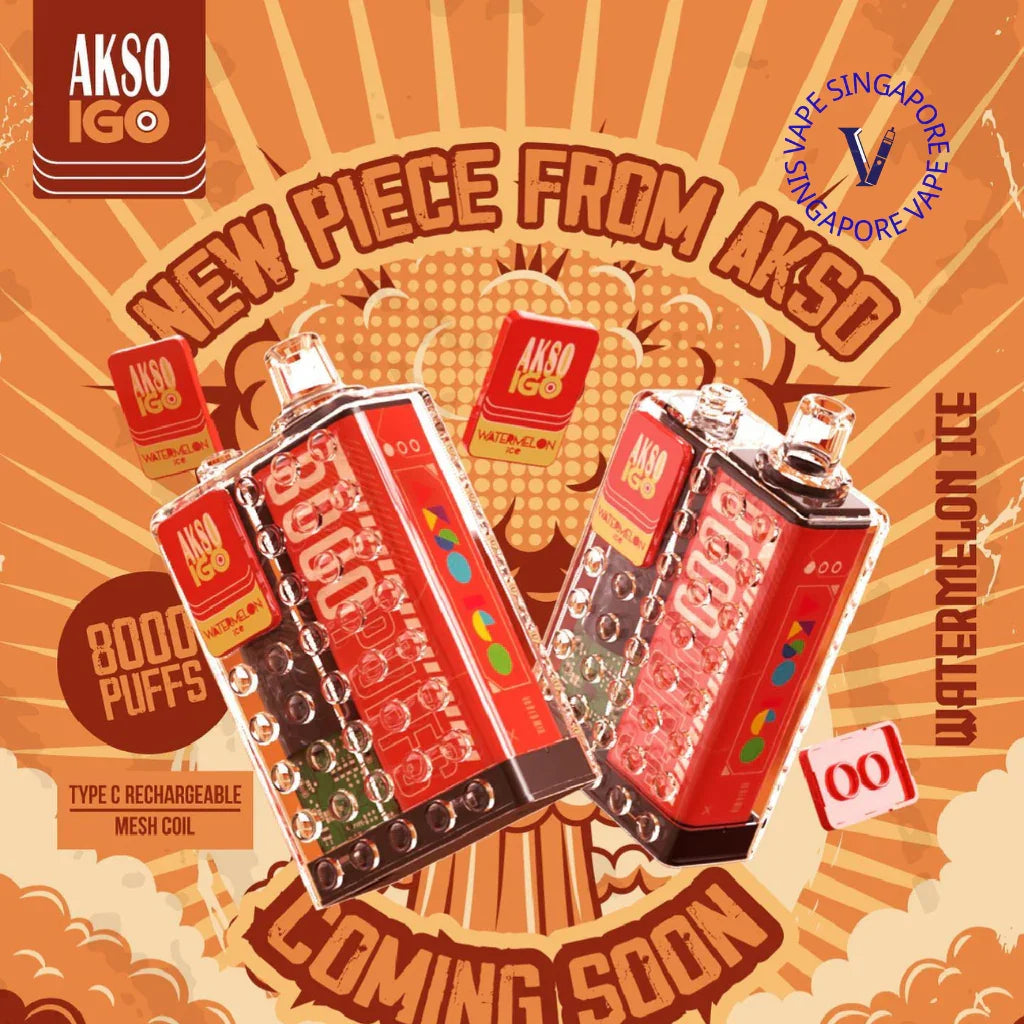 Akso IGO 8000 Puffs Disposable Vape - Vape Singapore SG Vape