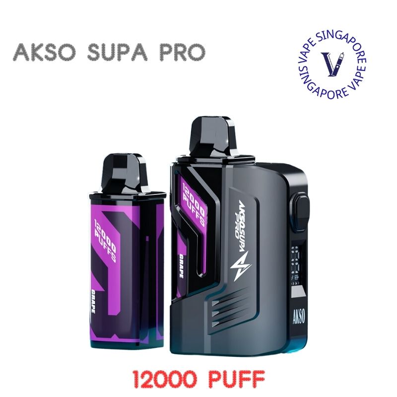 Akso Supa Pro Kit 12000 Puff - Vape Singapore SG Vape