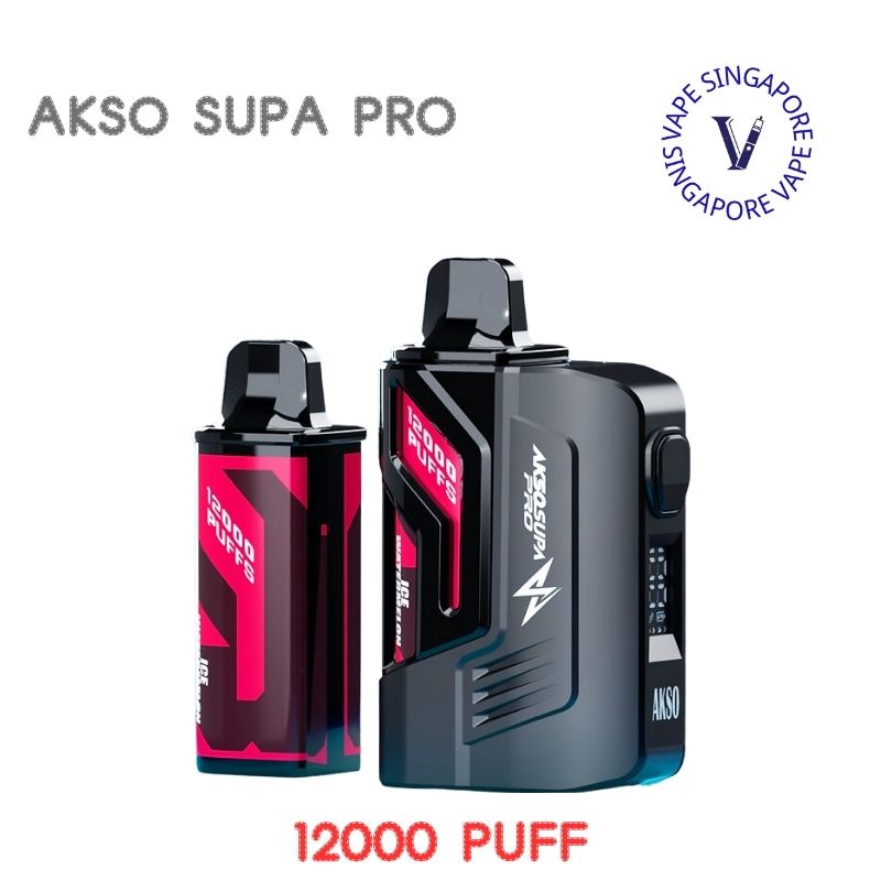 Akso Supa Pro Kit 12000 Puff - Vape Singapore SG Vape