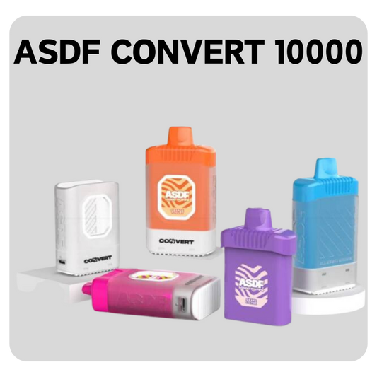 ASDF Convert 10,000 puff (Starter Kit Set) - Vape Singapore SG Vape
