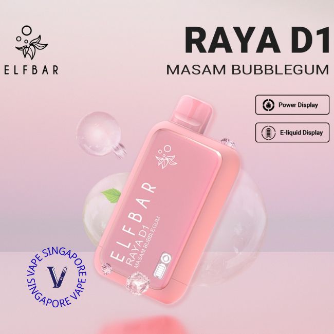 Elf bar Raya D1 13k Puff - Vape Singapore SG Vape