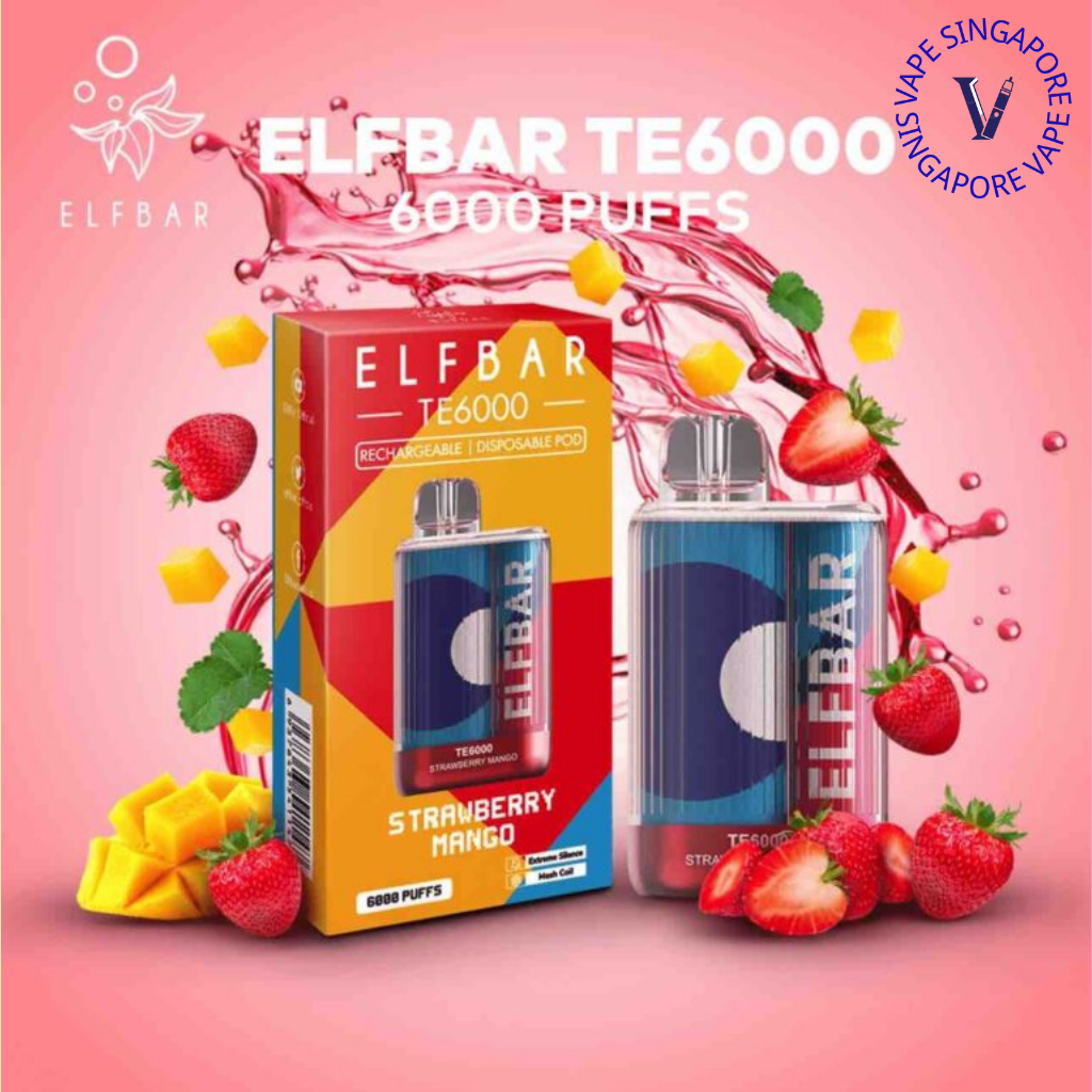 Elf Bar TE 6000 Puff (Elf Bar BC) - Vape Singapore SG Vape