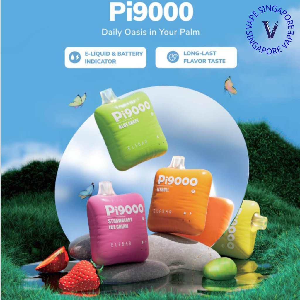 Elf Bar PI 9000 Puff Disposable Vape (Elf Bar BC) - Vape Singapore SG Vape
