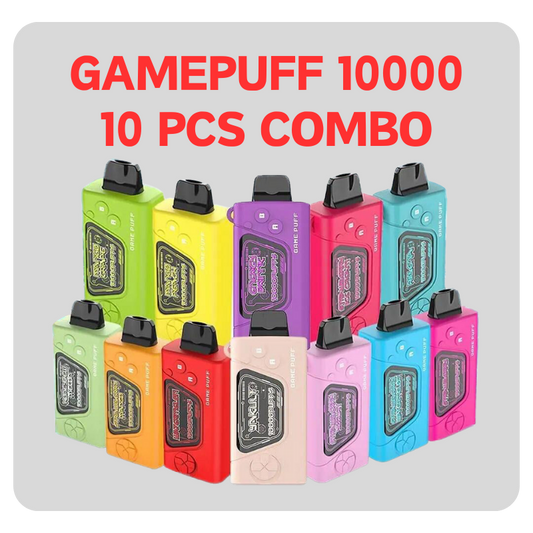 Game Puff 10,000 Puff 10 Pcs Combo - Vape Singapore SG Vape