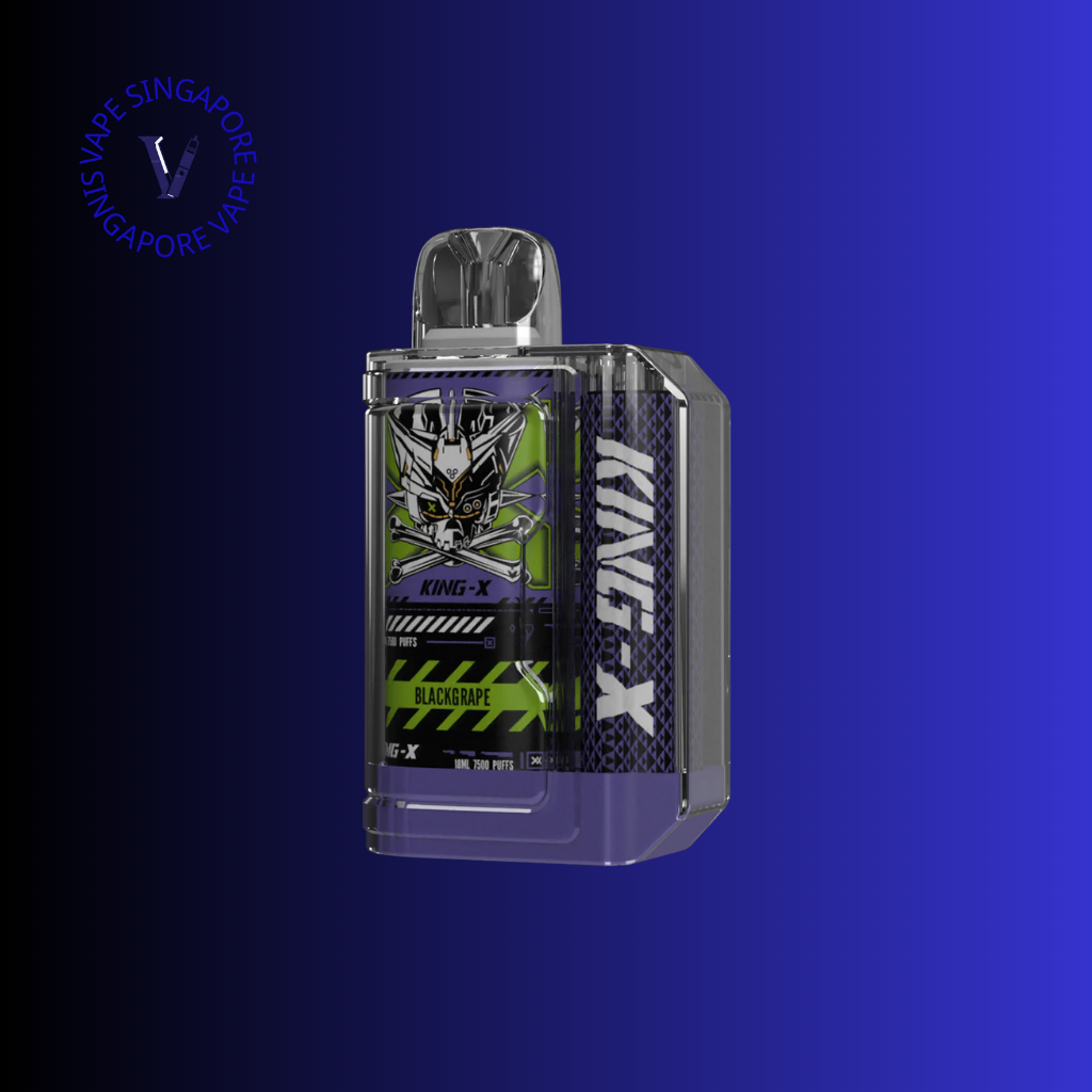 King X 7500 puff rechargeable disposable vape - Vape Singapore SG Vape