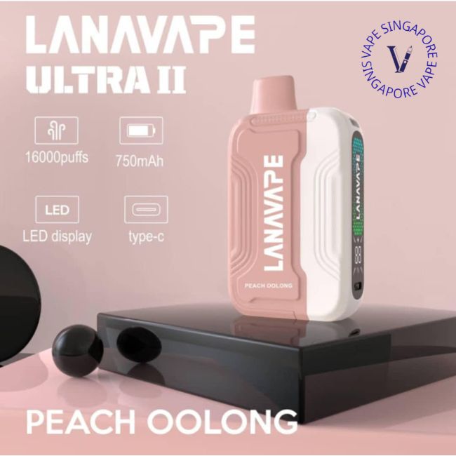 Lana Ultra II 16000 Puff (Starter Kit Set With Cartridge) - Vape Singapore SG Vape