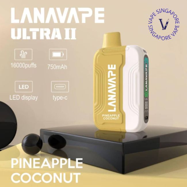 Lana Ultra II 16000 Puff (Starter Kit Set With Cartridge) - Vape Singapore SG Vape