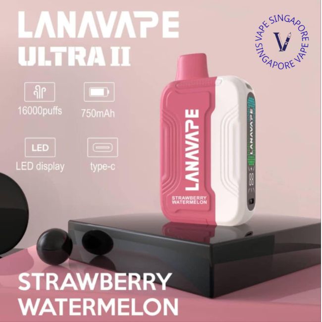 Lana Ultra II 16000 Puff (Starter Kit Set With Cartridge) - Vape Singapore SG Vape