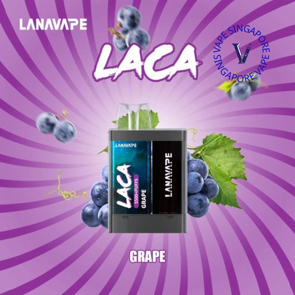 Lana Laca 5500 puff disposable vape - Vape Singapore SG Vape