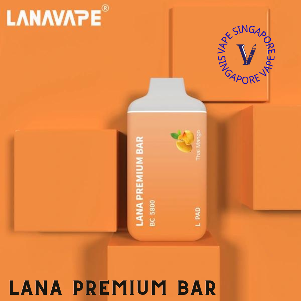 Lana Premium Bar 5800 puff disposable vape - Vape Singapore SG Vape