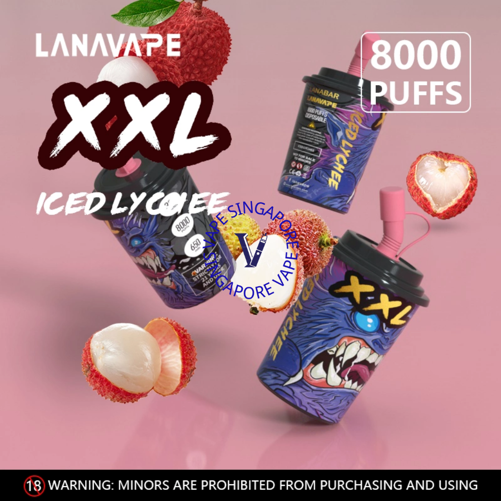 Lana Bar XXL 8000 puff disposable vape - Vape Singapore SG Vape