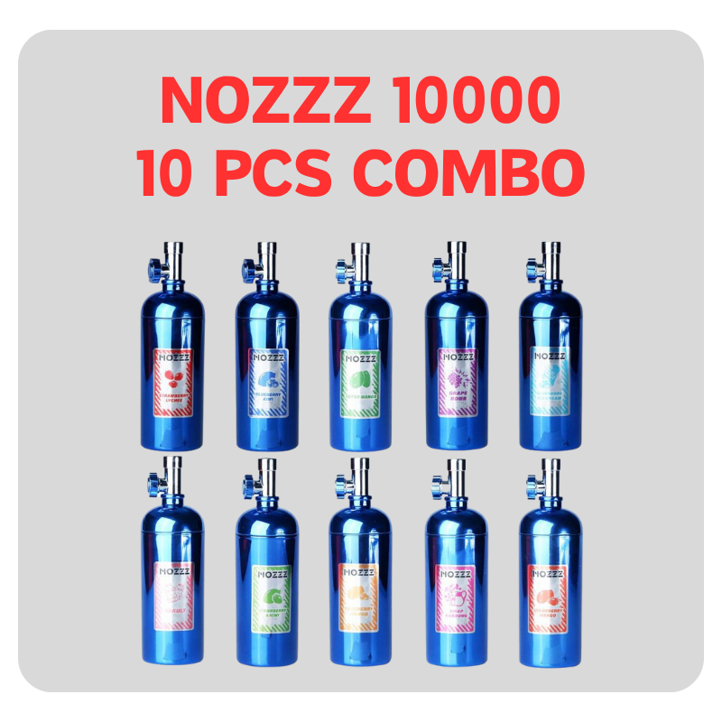 Nozzz 10,000 Puff 10 Pcs Combo - Vape Singapore SG Vape