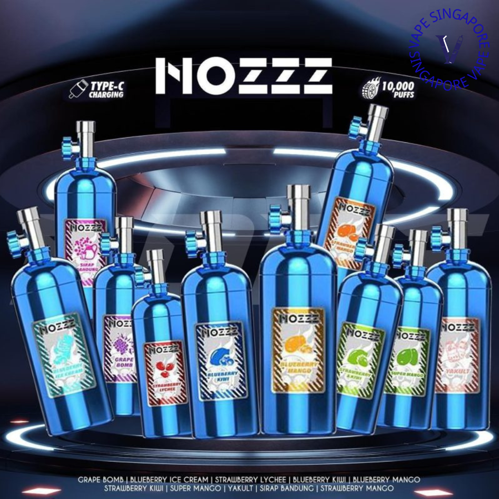 Nozzz 10000 puff disposable vape - Vape Singapore SG Vape