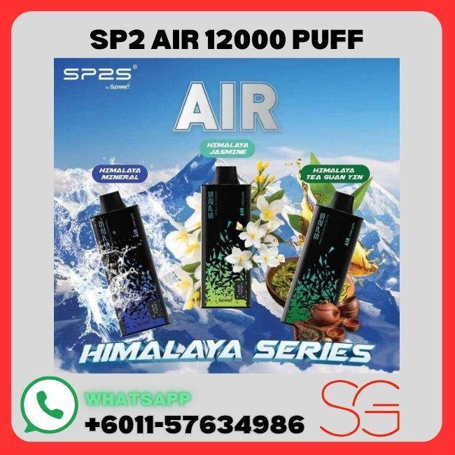 SP2 Air 12k Puff Disposable Vape - Vape Singapore SG Vape