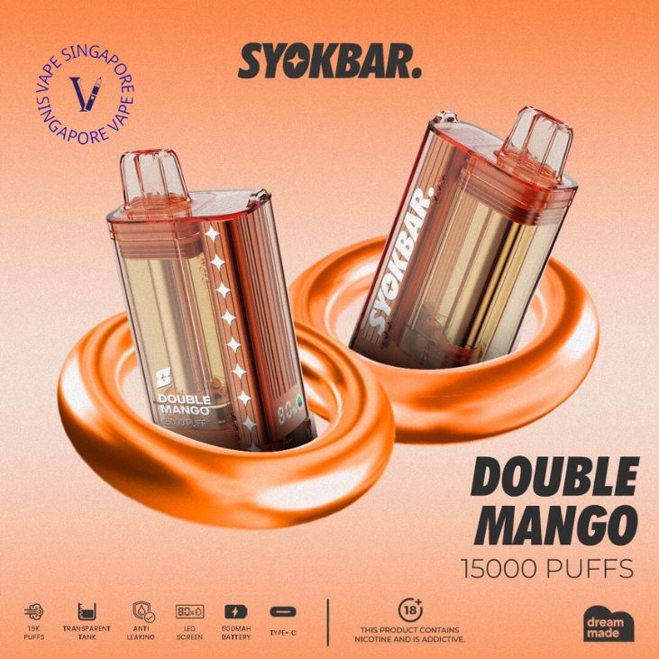 Syokbar 15000 Puff - Vape Singapore SG Vape