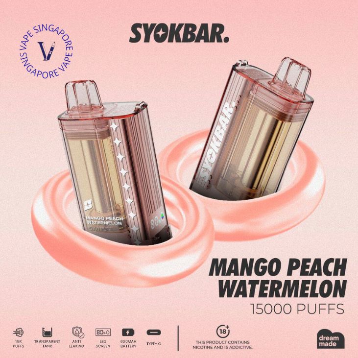 Syokbar 15000 Puff - Vape Singapore SG Vape