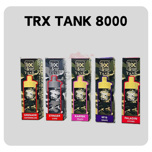 TRX Tank 8000 puff disposable vape - Vape Singapore SG Vape