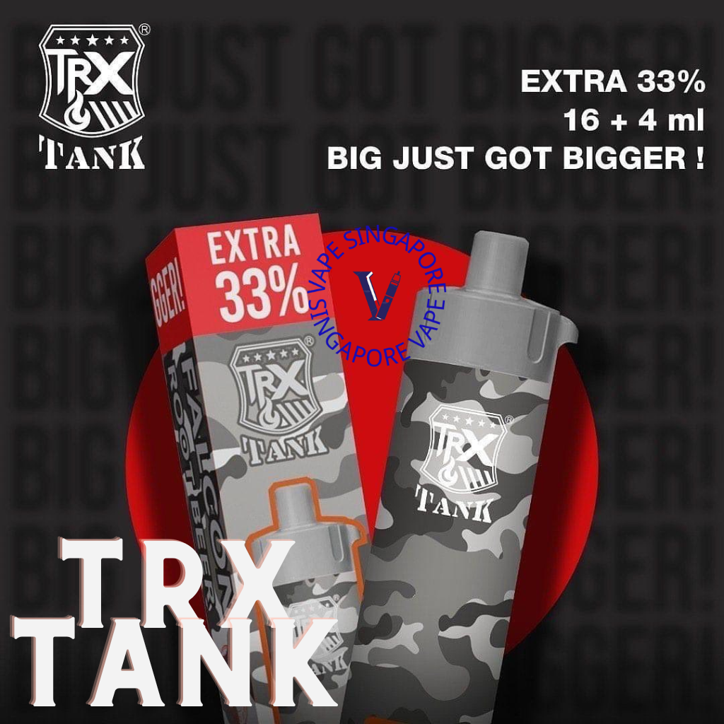 TRX Tank 8000 puff disposable vape - Vape Singapore SG Vape