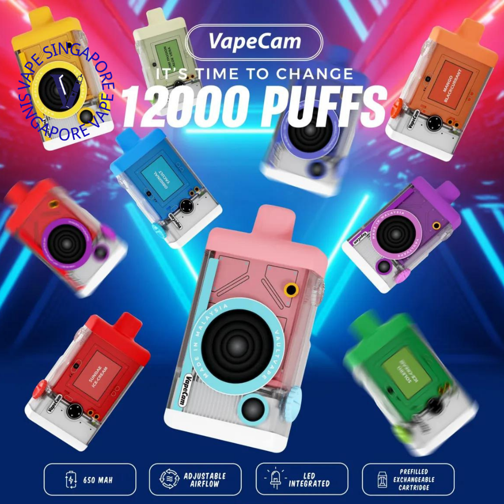 Vape Cam 12000 Puff - Vape Singapore SG Vape