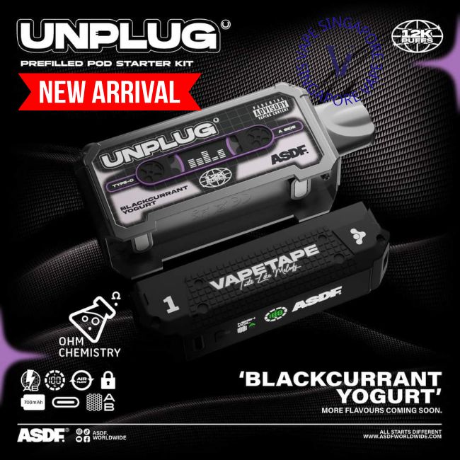 Vapetape Unplug / Offgrid Cartridge refill 12k puff - Vape Singapore SG Vape