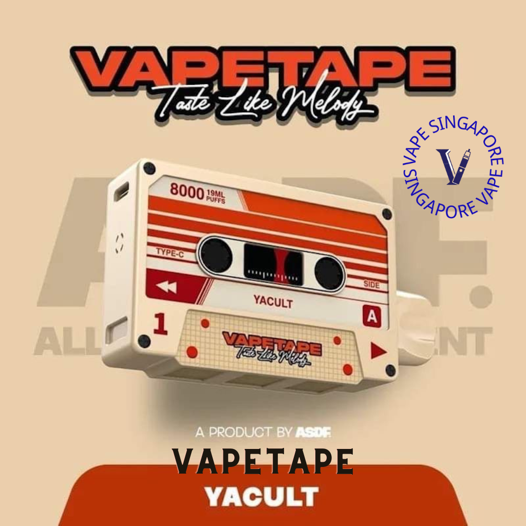 Vape Tape 8000 puff disposable vape - Vape Singapore SG Vape